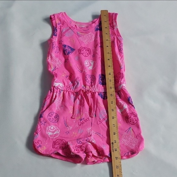 Star Wars X Spotted Zebra Girls Pink Romper Rule The Galaxy Rare Size 3T - Picture 3 of 9